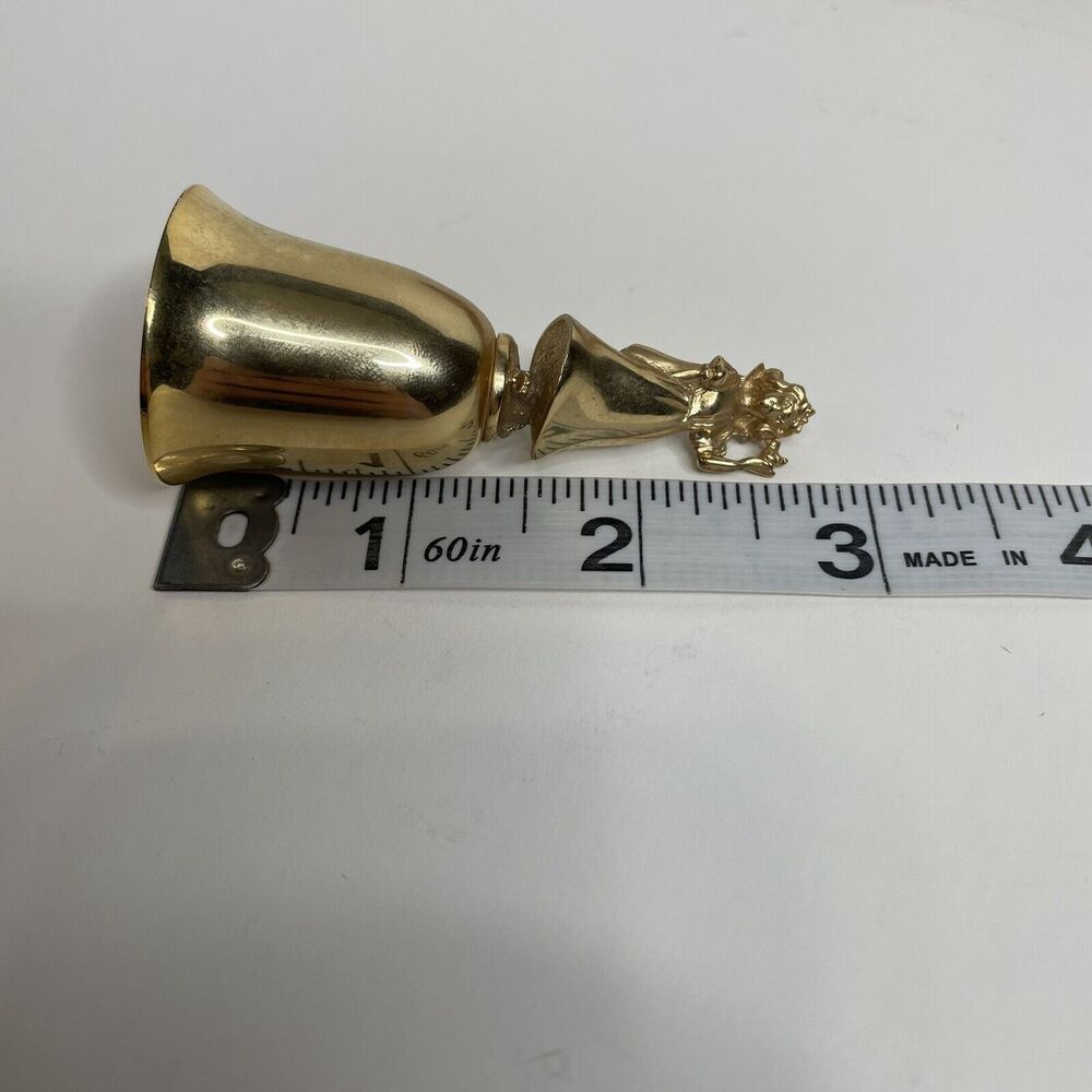 Vintage Snow White And The Seven Dwarves Gold Bells, Set Of 12, Reed & Barton - Picture 11 of 11